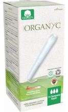 Organic 100% cotton tampons with applicator Super 14 Units