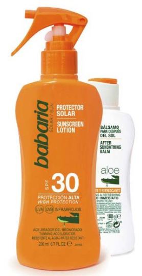 Sunscreen Spray Spf 30 of 200 ml + 1 Piece